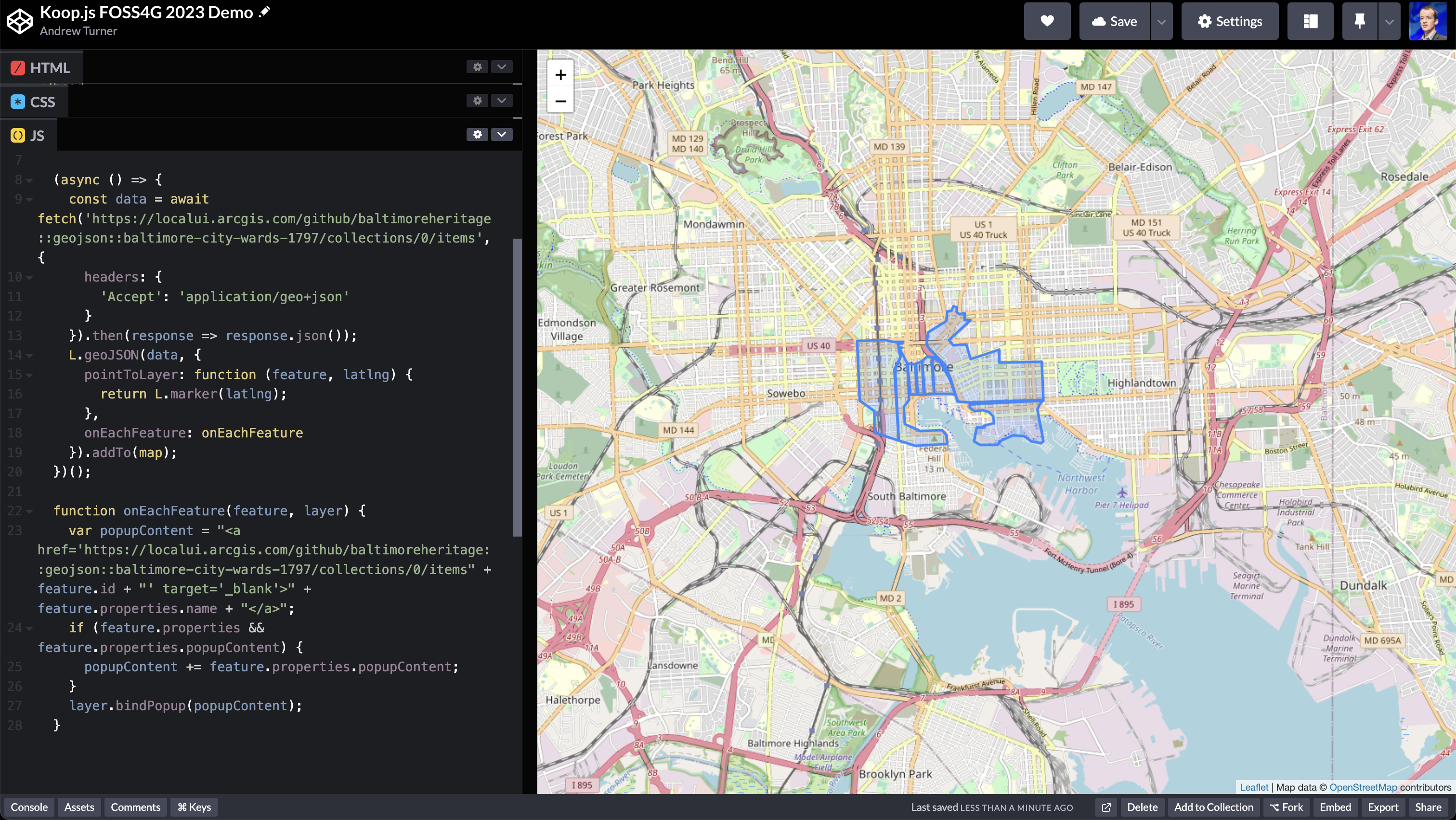 GitHub GeoJSON in Leaflet
